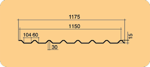 Профнастил С15 А,Б,В 0,6 мм по ТУ от производителя в Туле Профнастил С15 А,Б,В 0,6 мм по ТУ от производителя в Туле